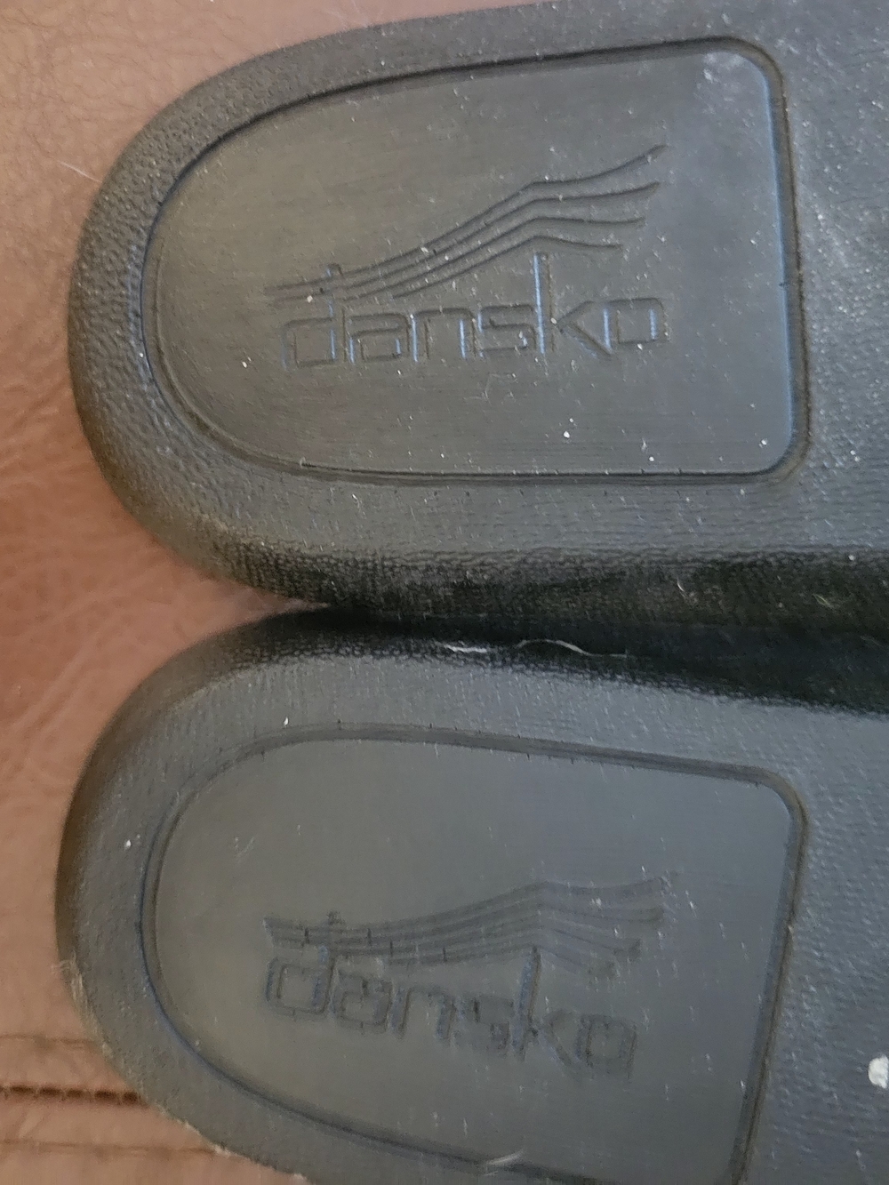 Dansko Blue & Black Marbled Patent Leather Clog Nursing Shoes Sz 38 Size 7.5 - Picture 8 of 11